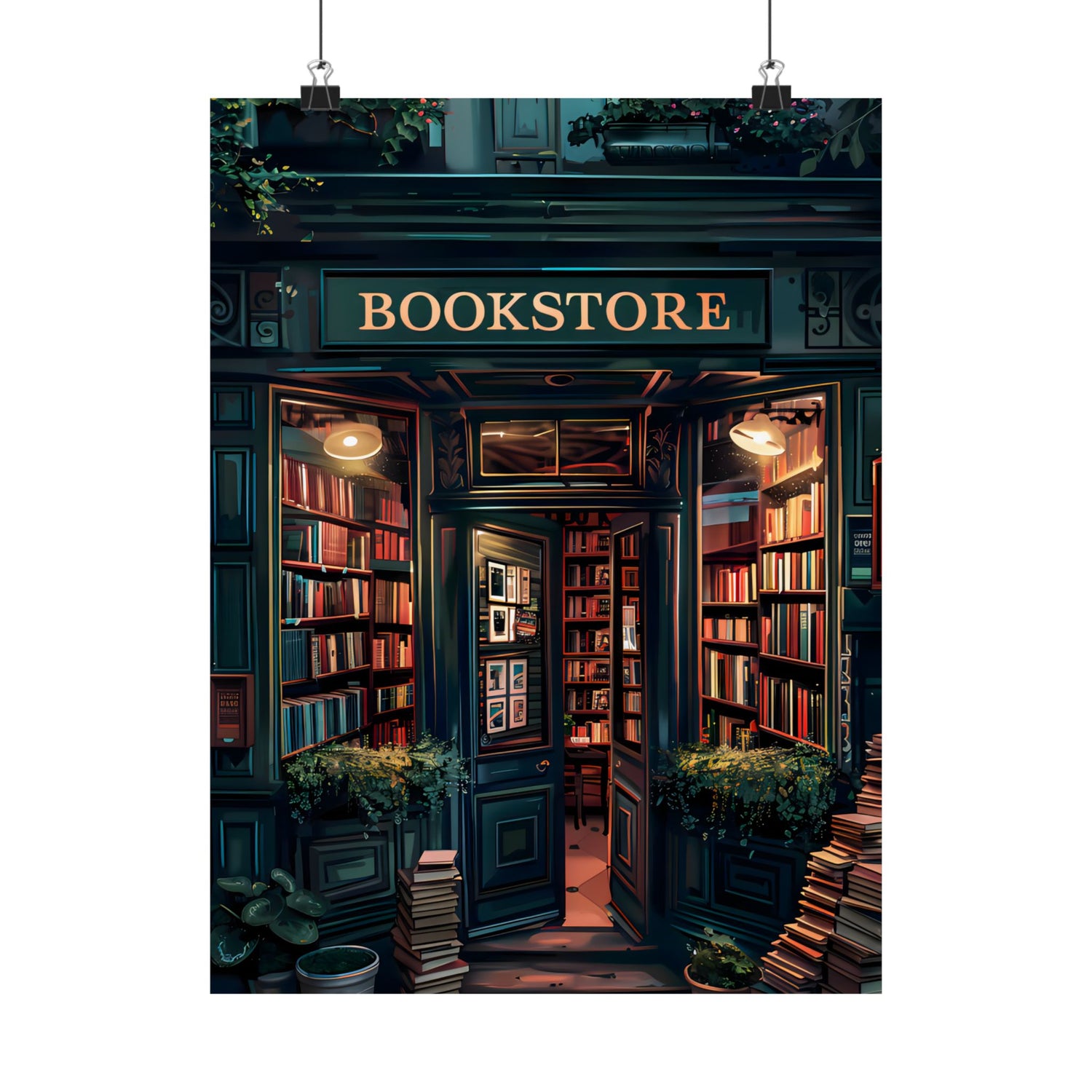 Midnight Bookstore Glow