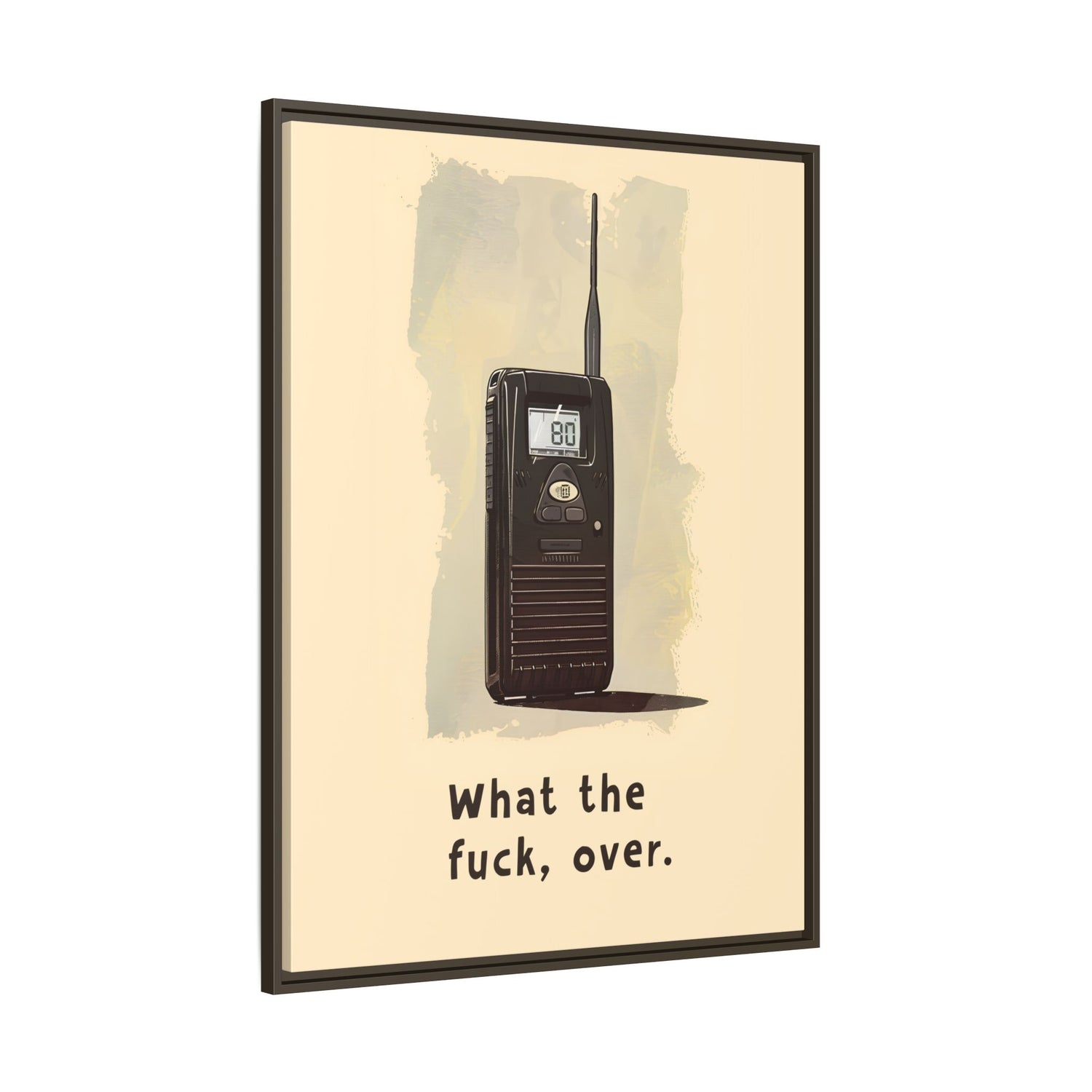 Framed Canvas - Walkie Talkie WTF Moment