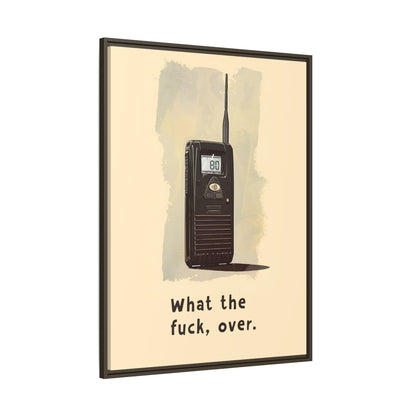 Framed Canvas - Walkie Talkie WTF Moment