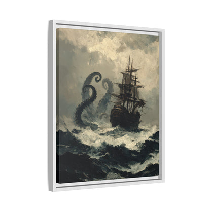 Framed Canvas - Into the Kraken’s Wake