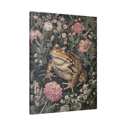 .75&quot; Matte Canvas - Enchanted Frog&