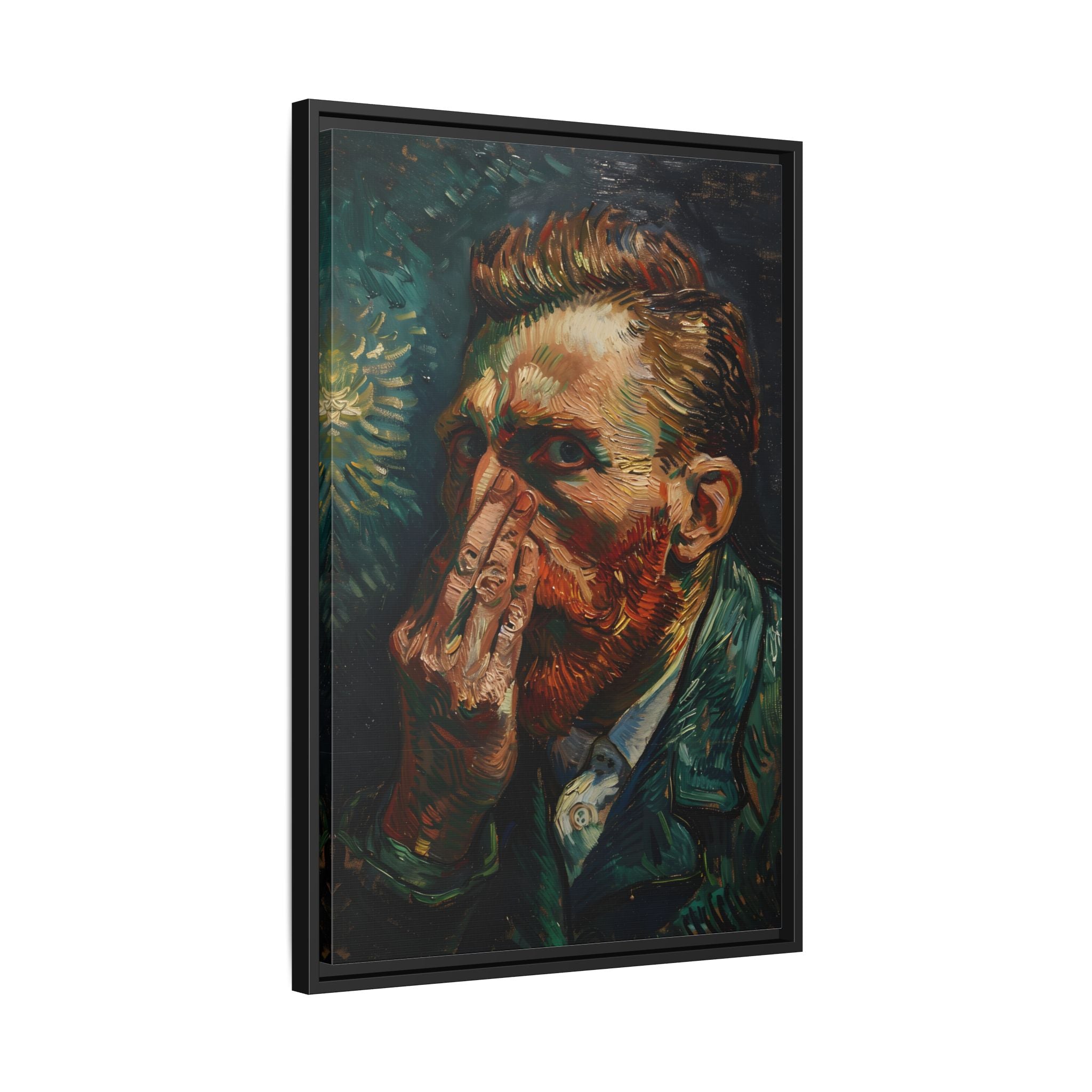 Framed Canvas - Van Gogh Stinky Glare