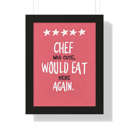 Framed Paper Print - Chef’s Charm