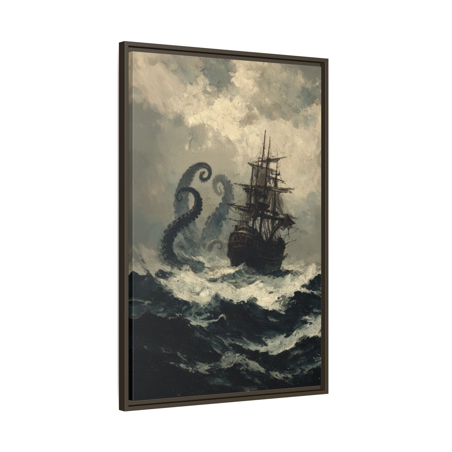 Framed Canvas - Into the Kraken’s Wake