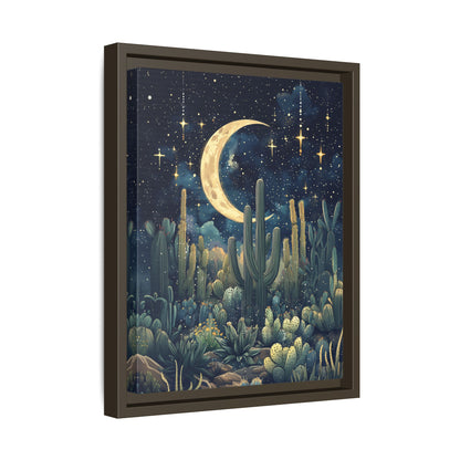 Framed Canvas - Dreamy Desert Night