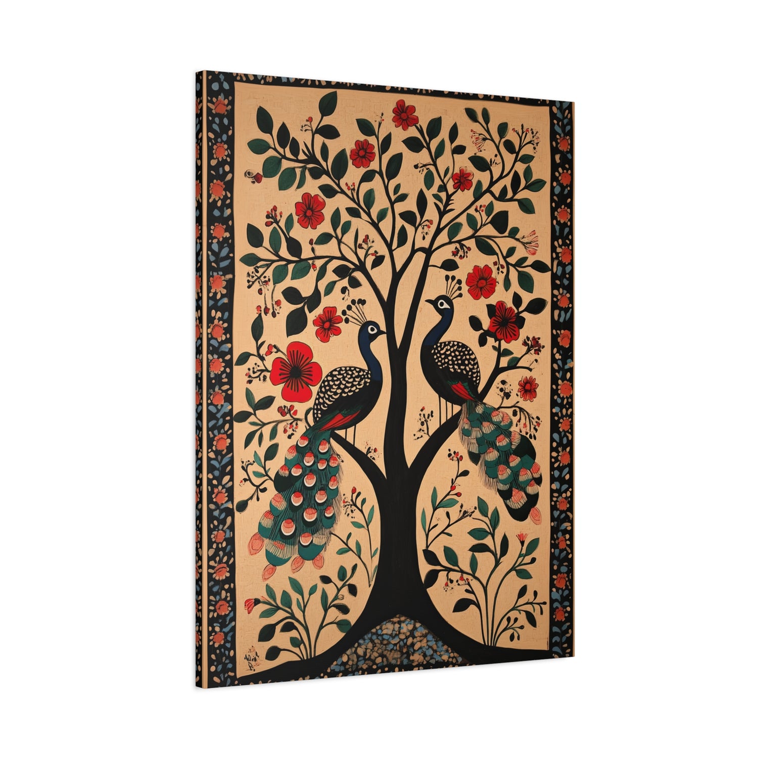1.25" Matte Canvas - Lovers Under Blooming Canopy