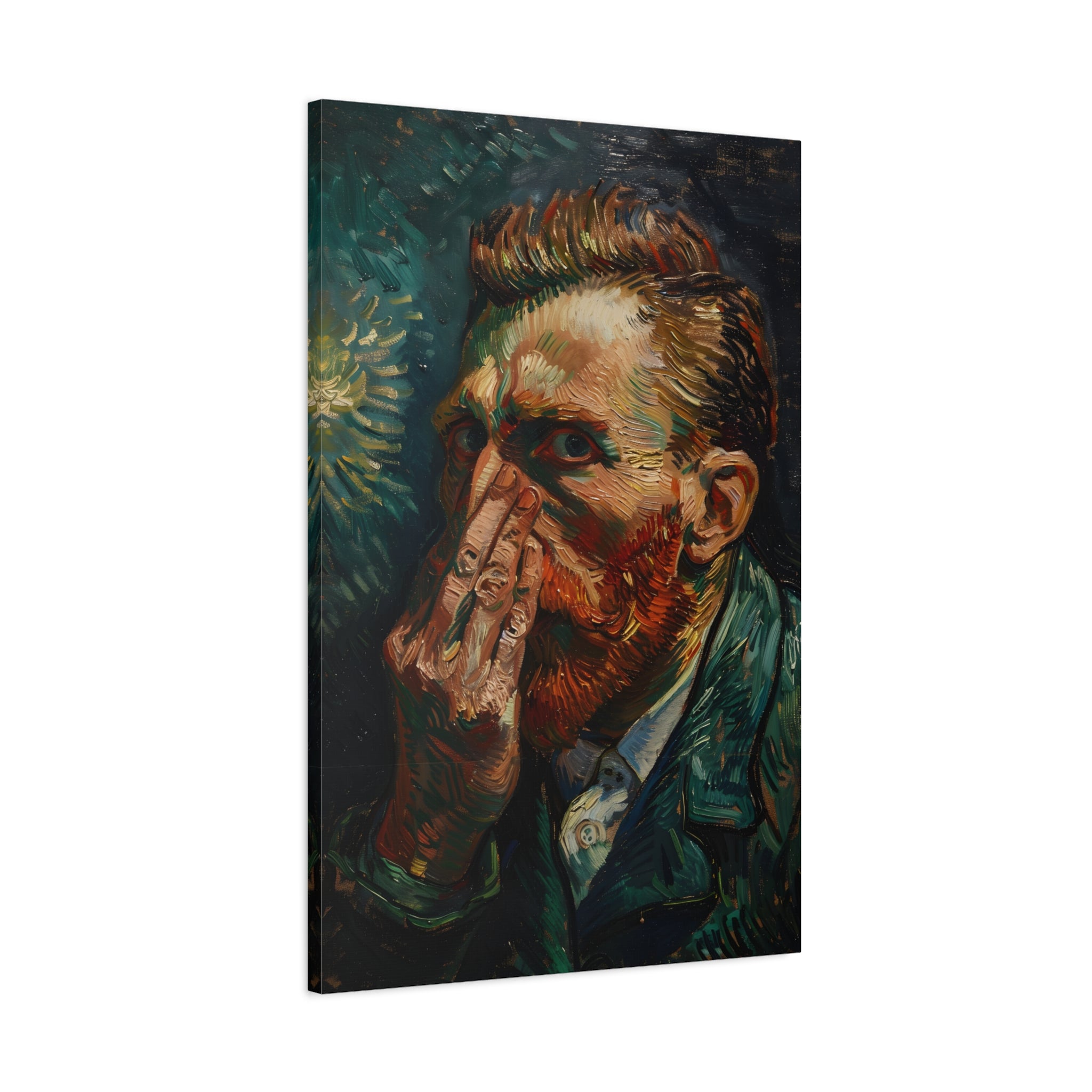 1.25" Matte Canvas - Van Gogh Stinky Glare