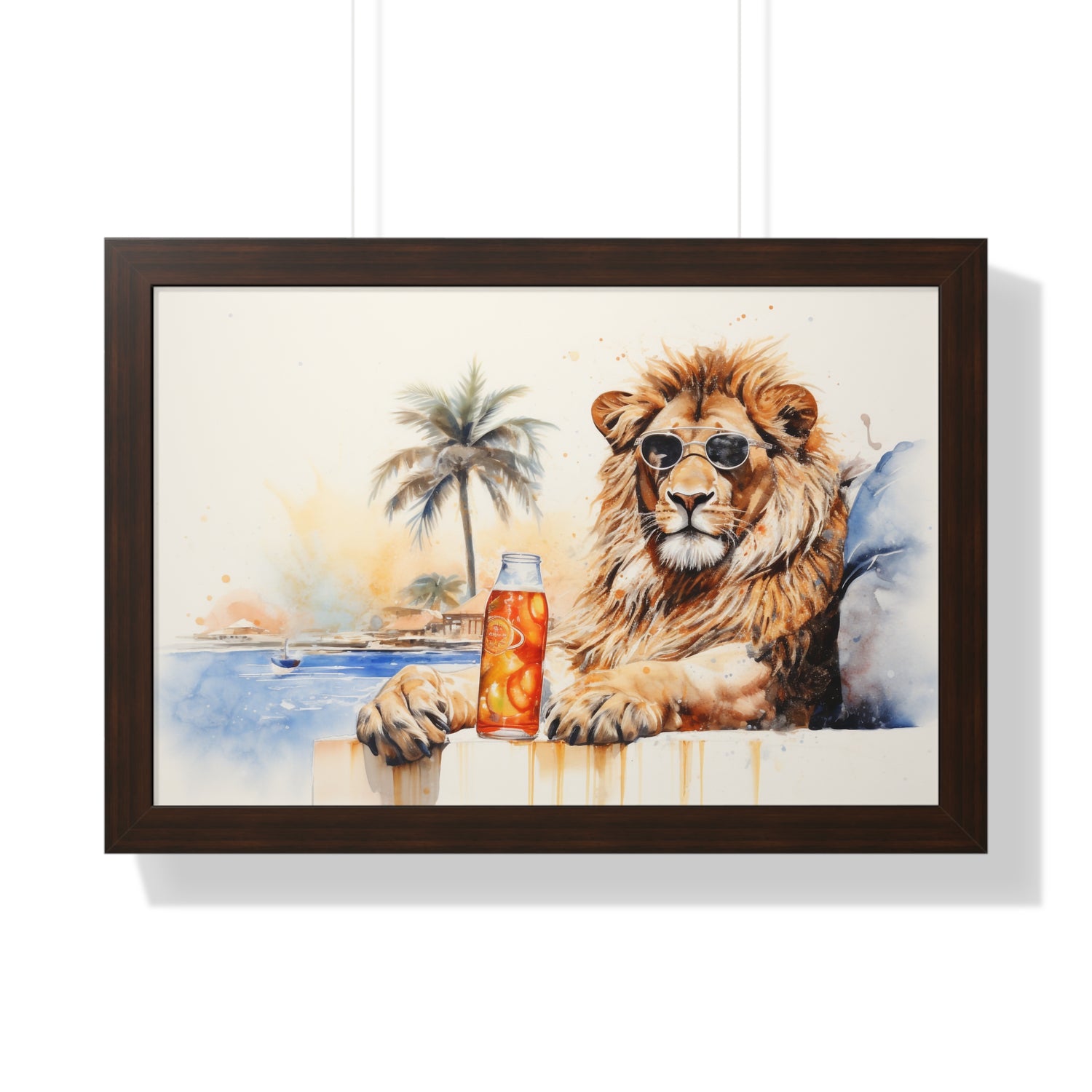 Framed Paper Print -  Beach King&