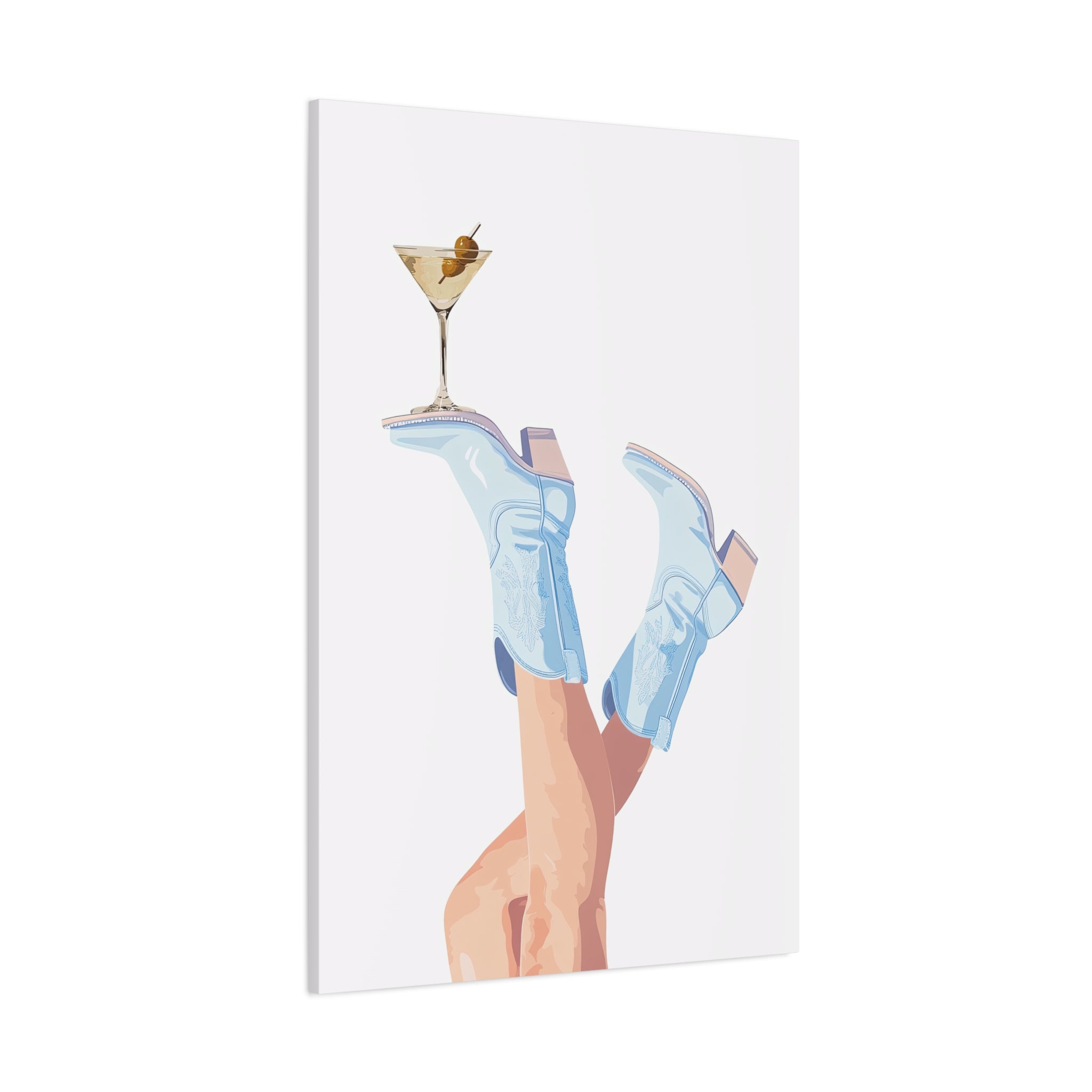 1.25" Matte Canvas - Boots Up, Cheers Babe
