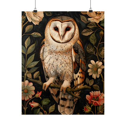 Nocturnal Bloom Owl