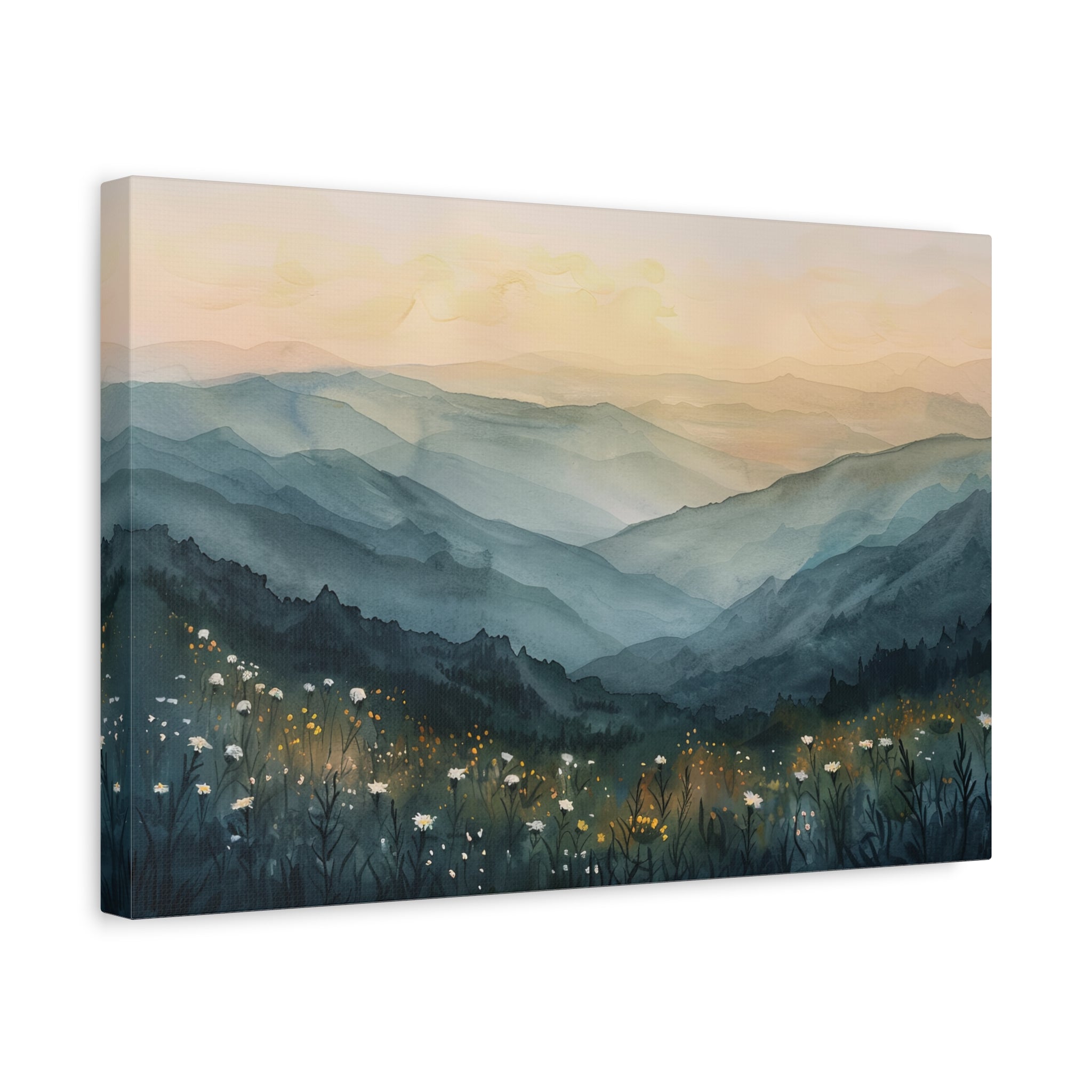 1.25" Matte Canvas - Misty Blue Ridge Bloomscape