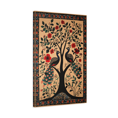 1.25" Matte Canvas - Lovers Under Blooming Canopy