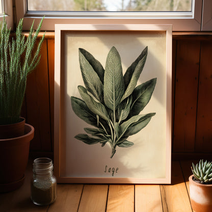 Botanical Sage Study