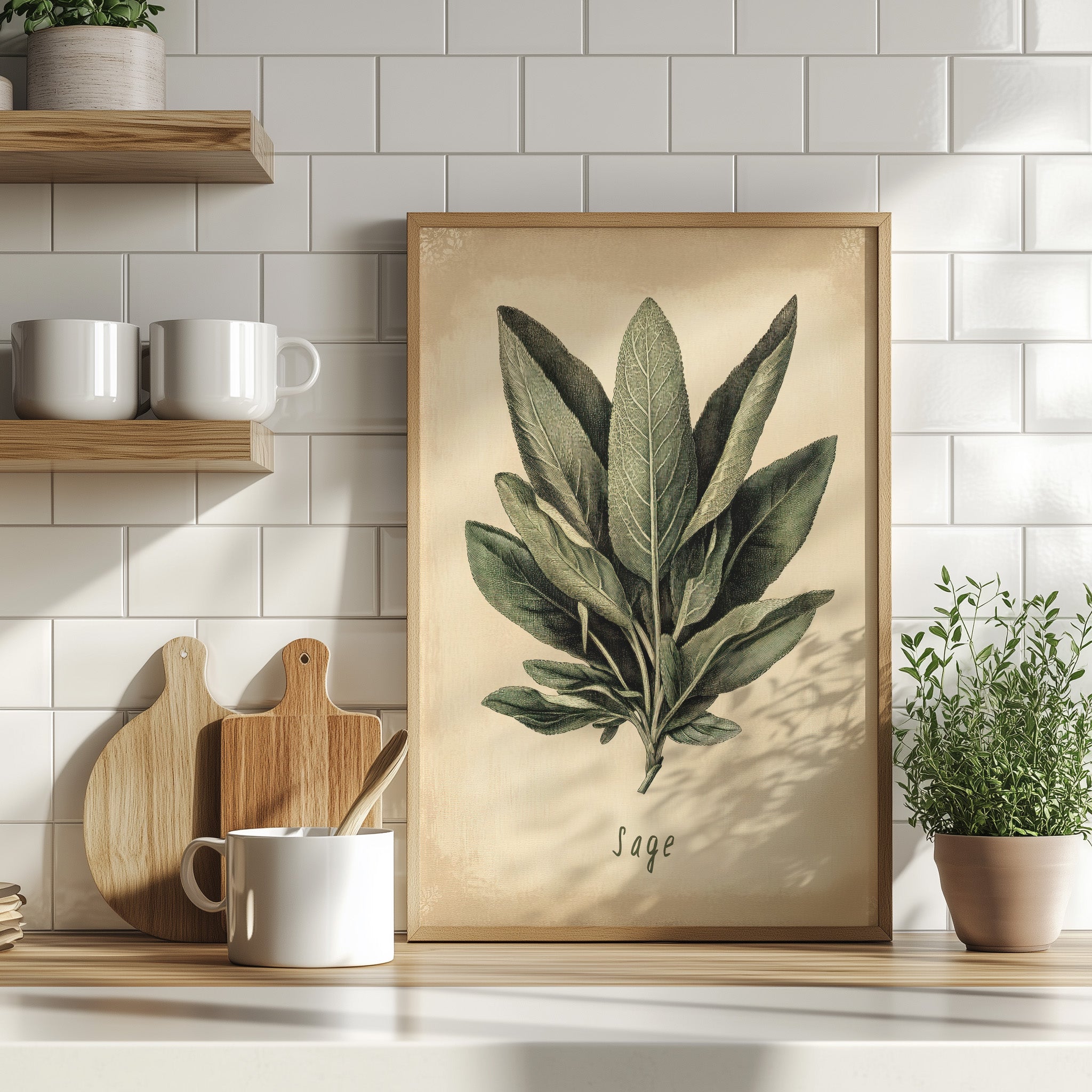 Botanical Sage Study