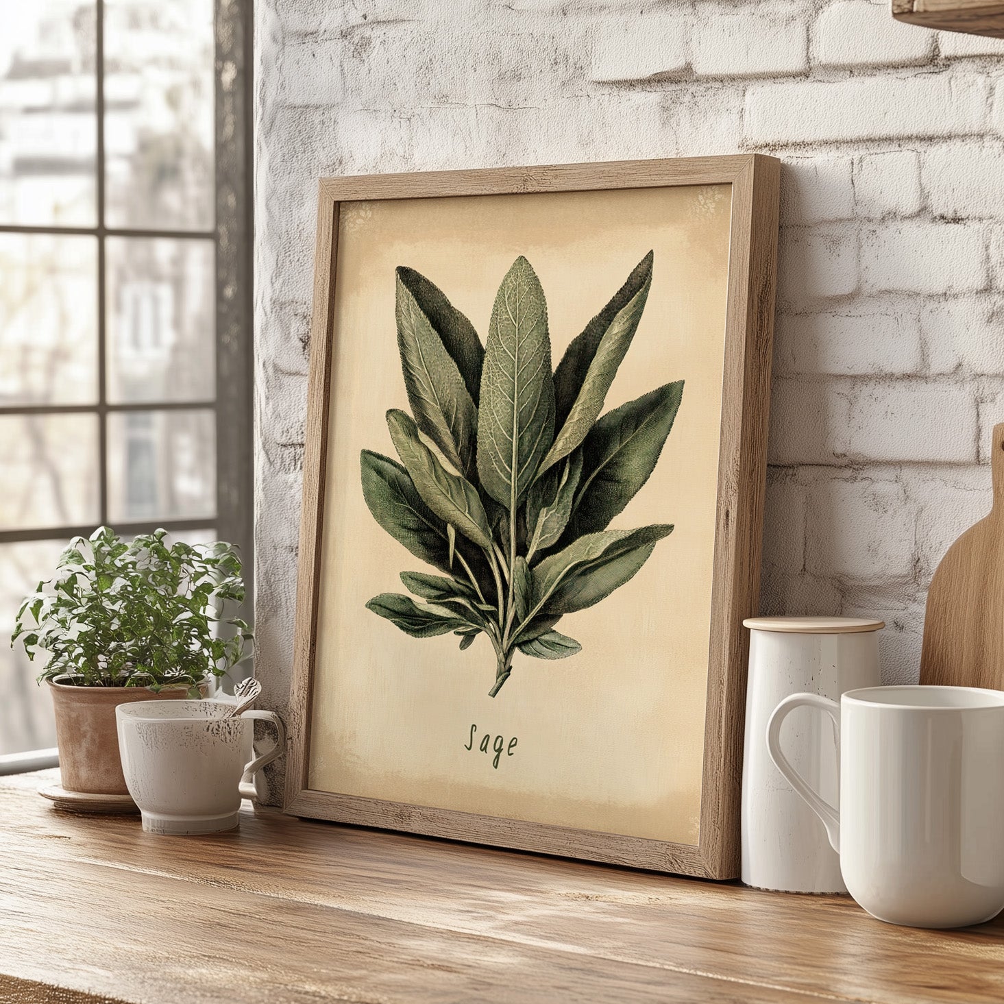 Botanical Sage Study
