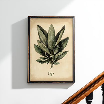 Botanical Sage Study