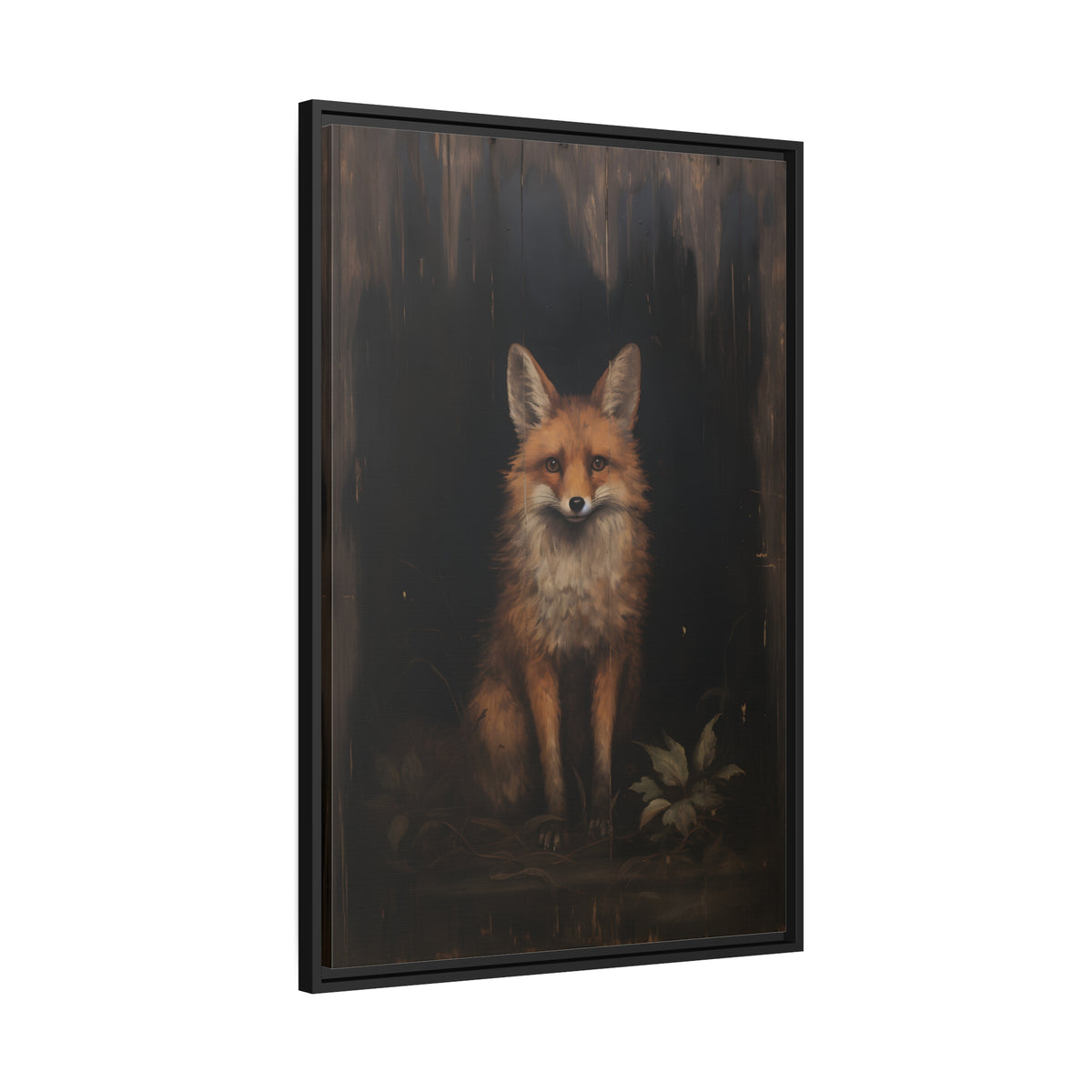 Framed Canvas - Mystical Fox Gaze