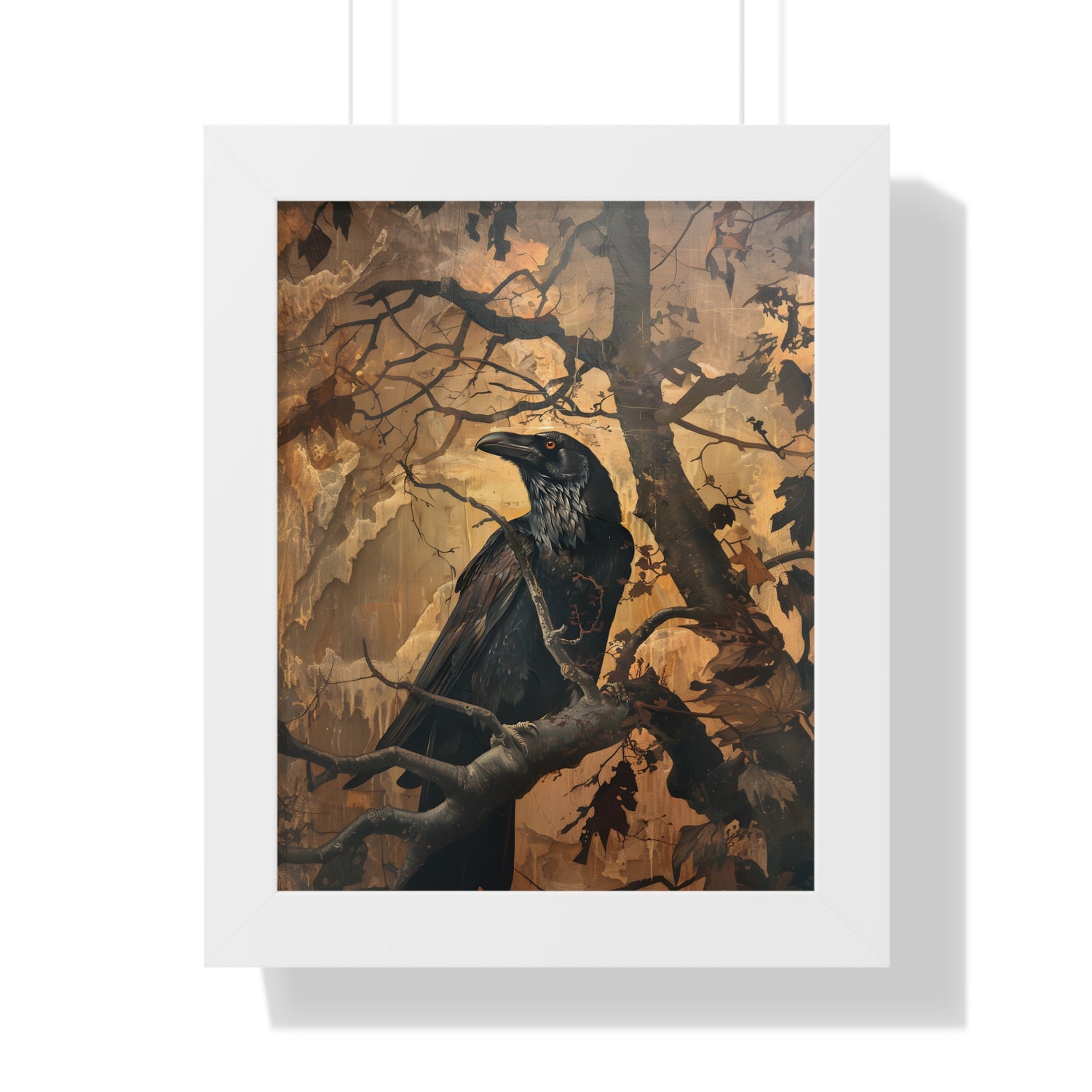 Framed Paper Print - Majestic Raven&