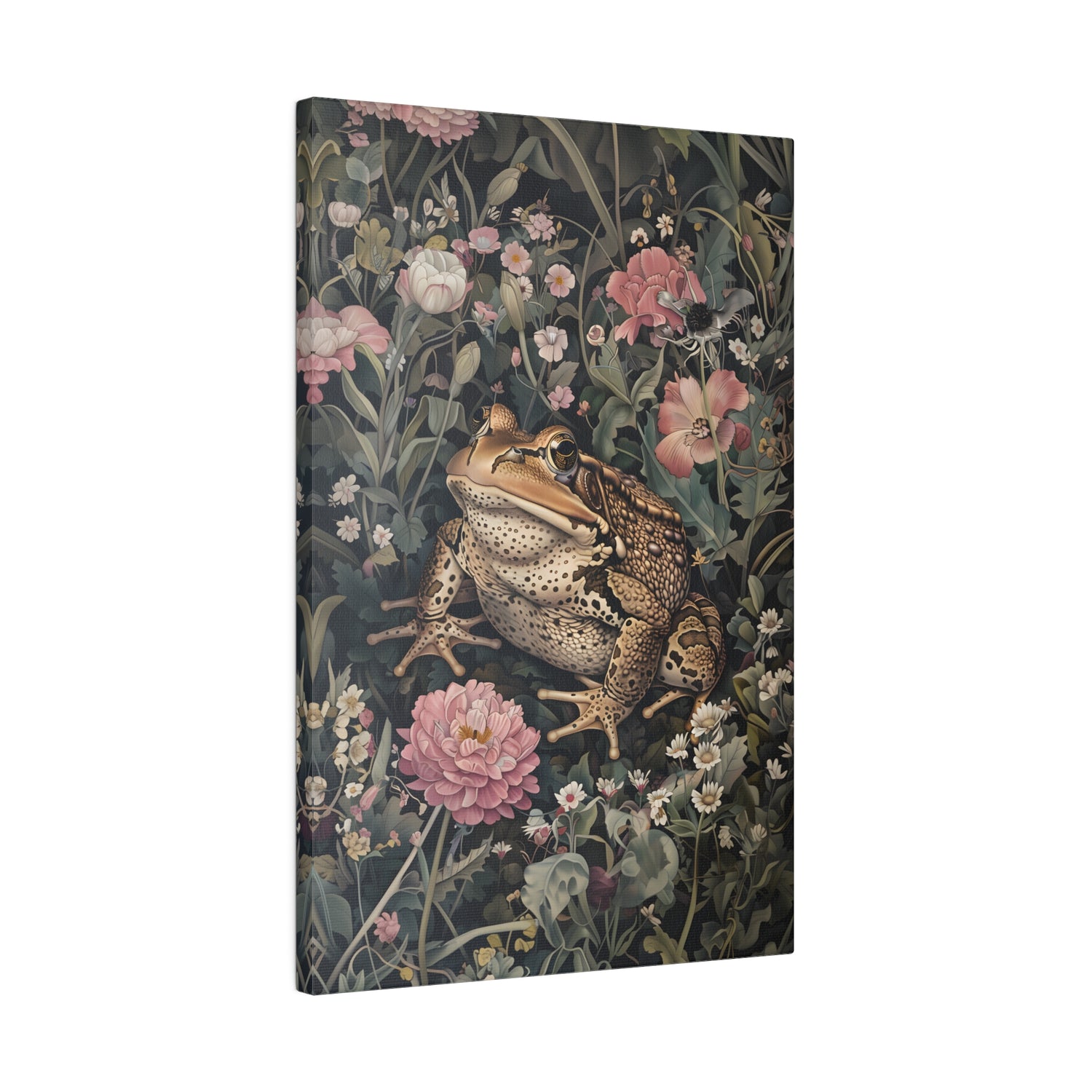 .75&quot; Matte Canvas - Enchanted Frog&