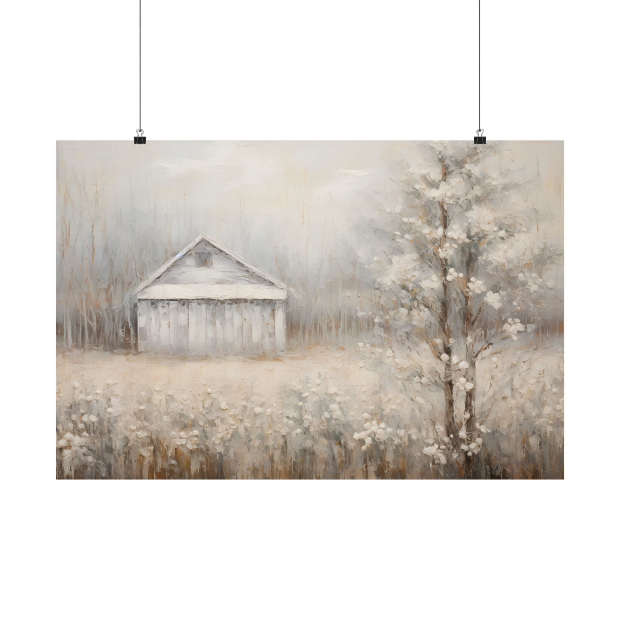 Whispers of Winter Barn