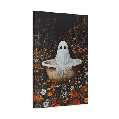 1.25" Matte Canvas - Wildflower Bathtub Ghost