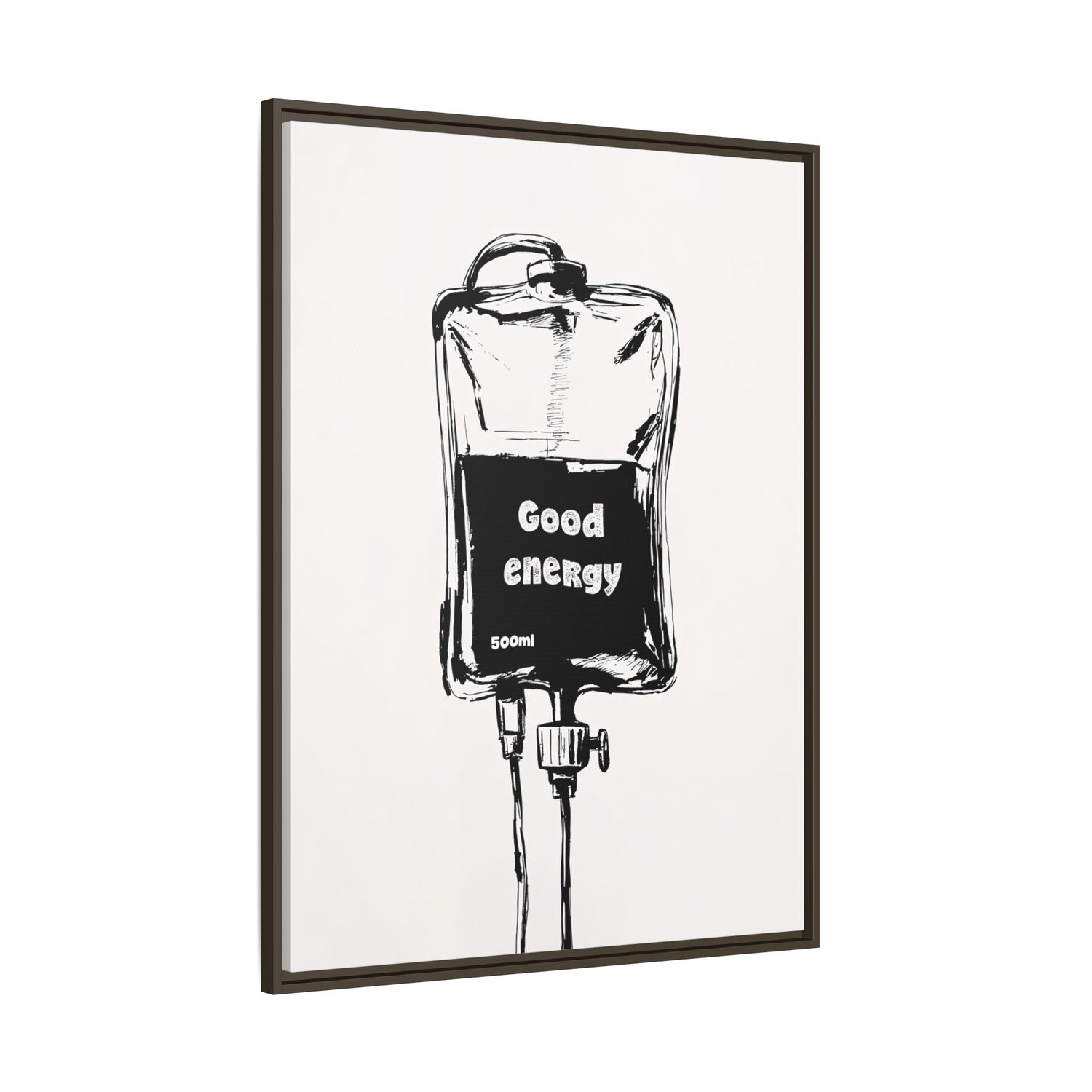 Framed Canvas - Good Energy IV Bag