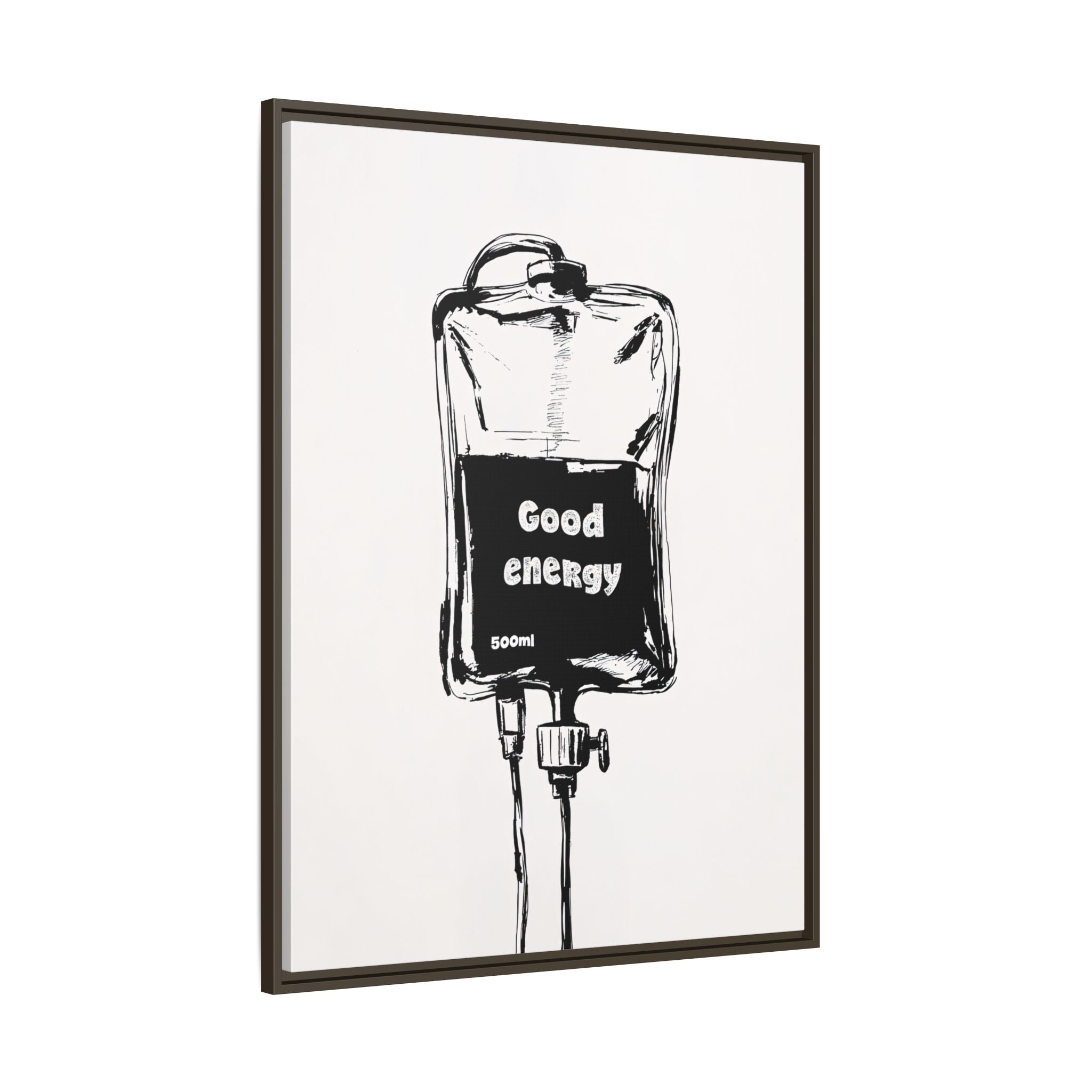 Framed Canvas - Good Energy IV Bag