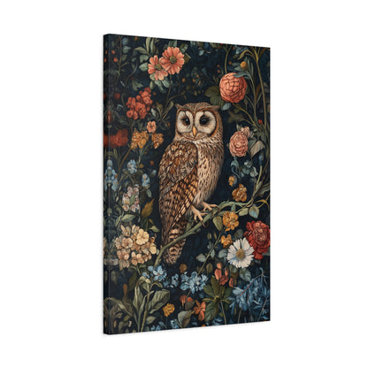 1.25" Matte Canvas - Guardian of the Floral Night