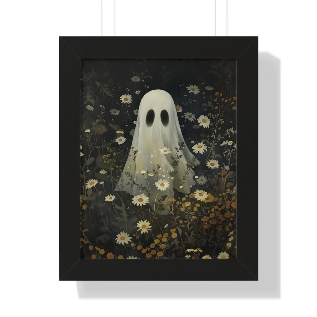 Framed Paper Print - Daisy Meadow Ghost