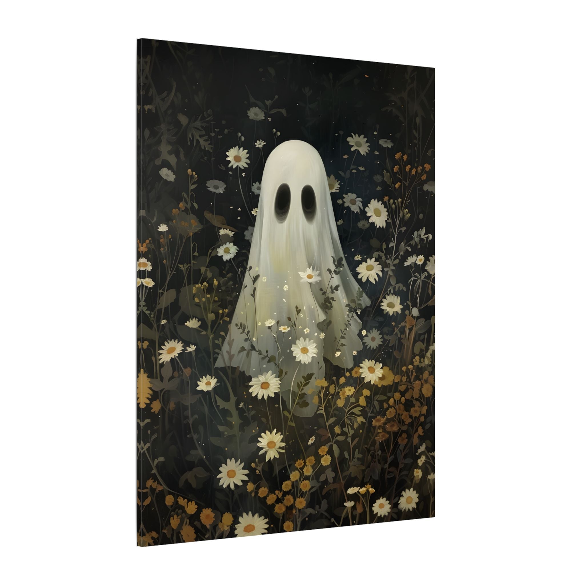 .75" Matte Canvas - Daisy Meadow Ghost