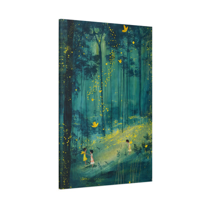 1.25" Matte Canvas - Enchanted Firefly Forest