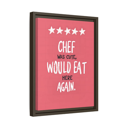 Framed Canvas - Chef’s Charm
