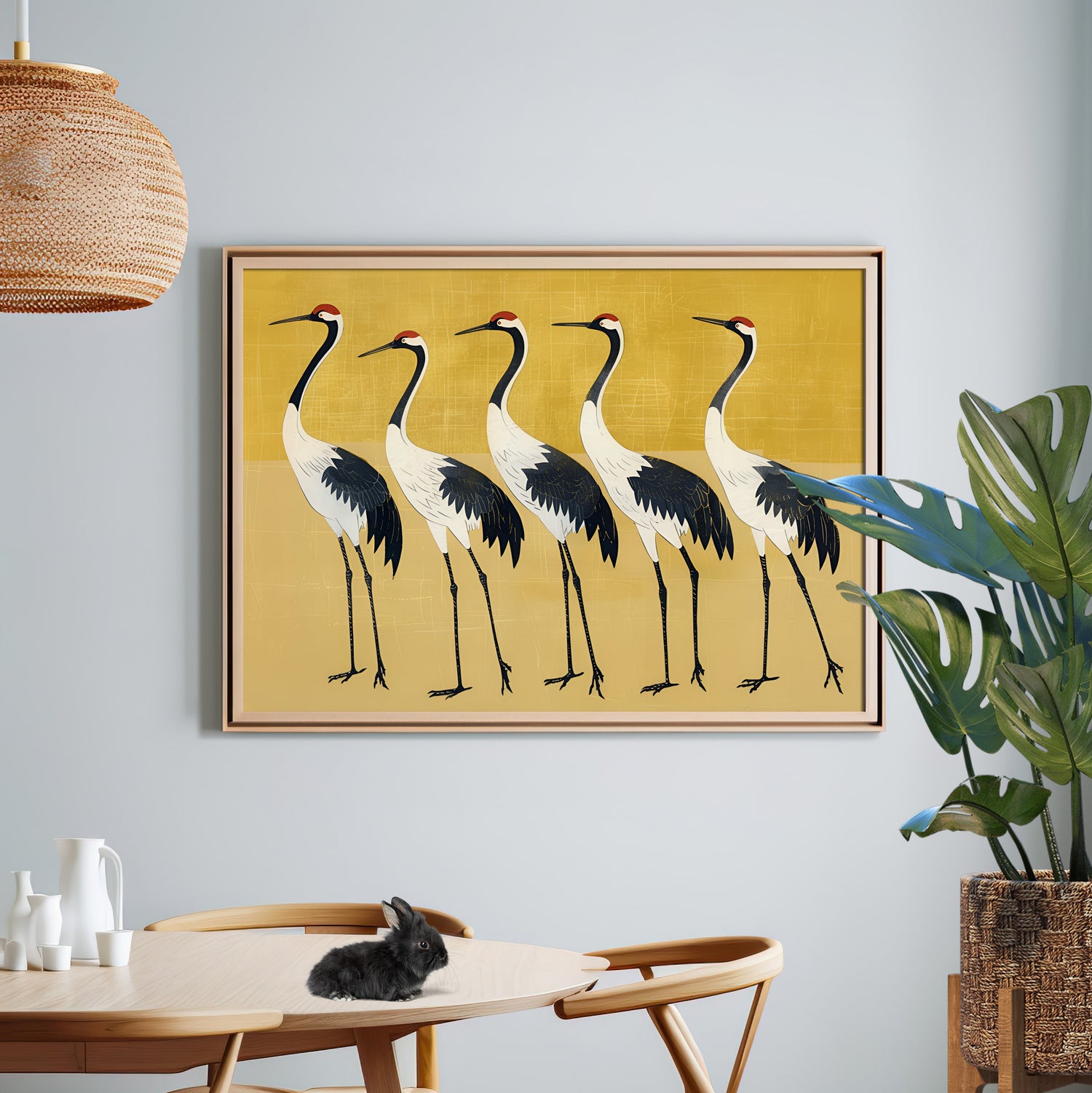 Golden Parade of Cranes