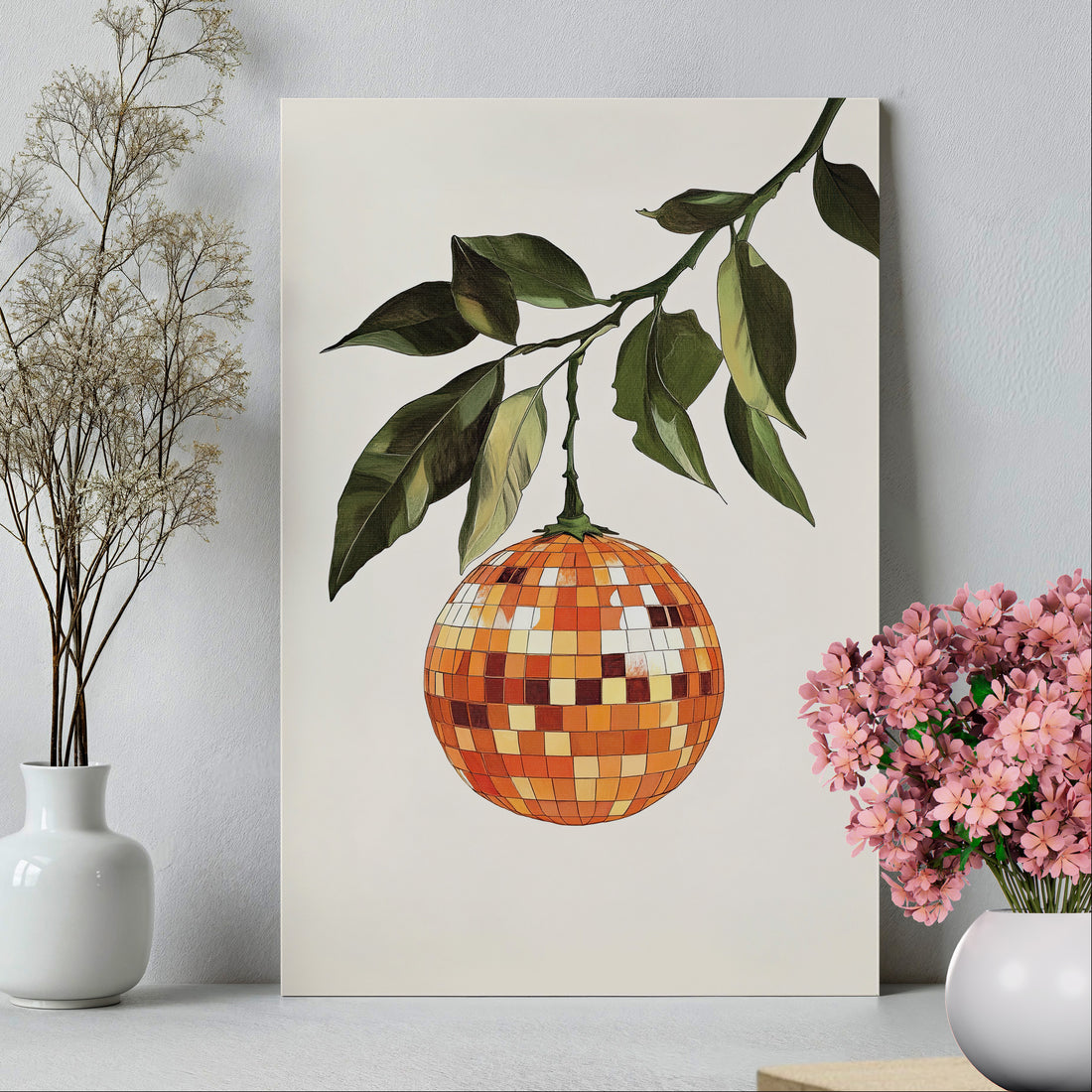 .75&quot; Matte Canvas - Citrus Disco Glow Drop