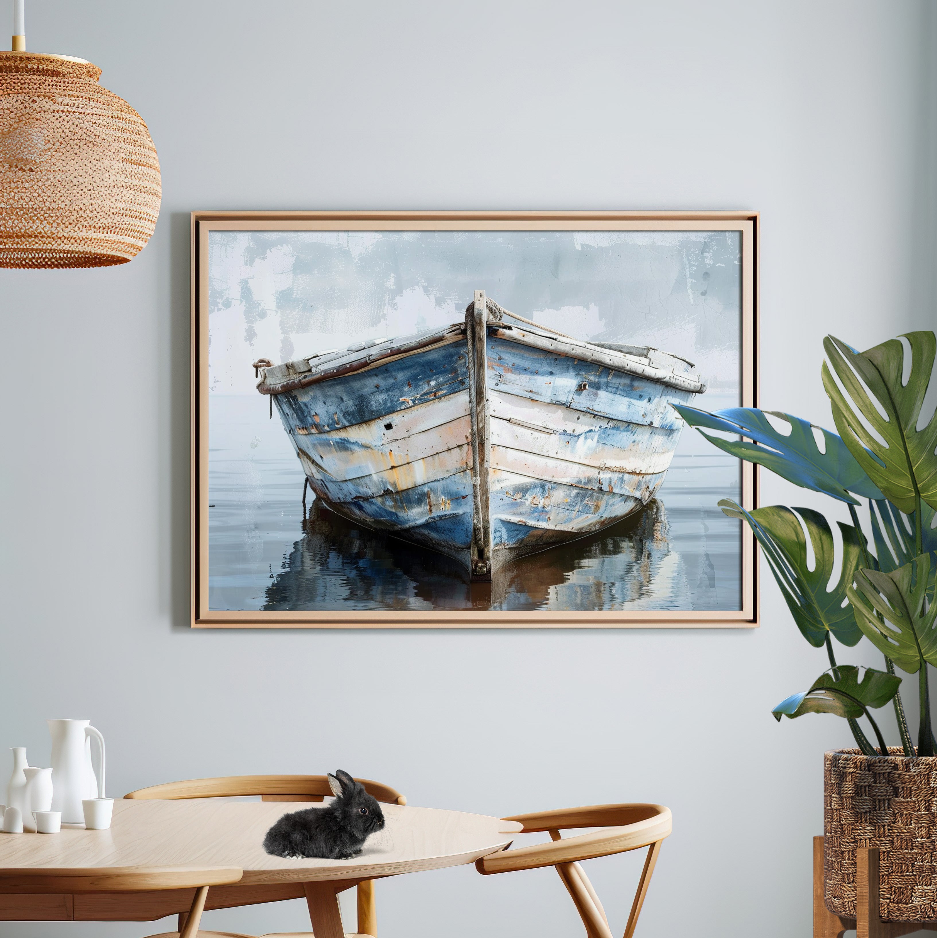 Weathered Harbor Boat