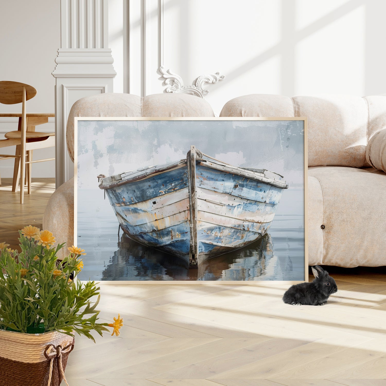 Weathered Harbor Boat