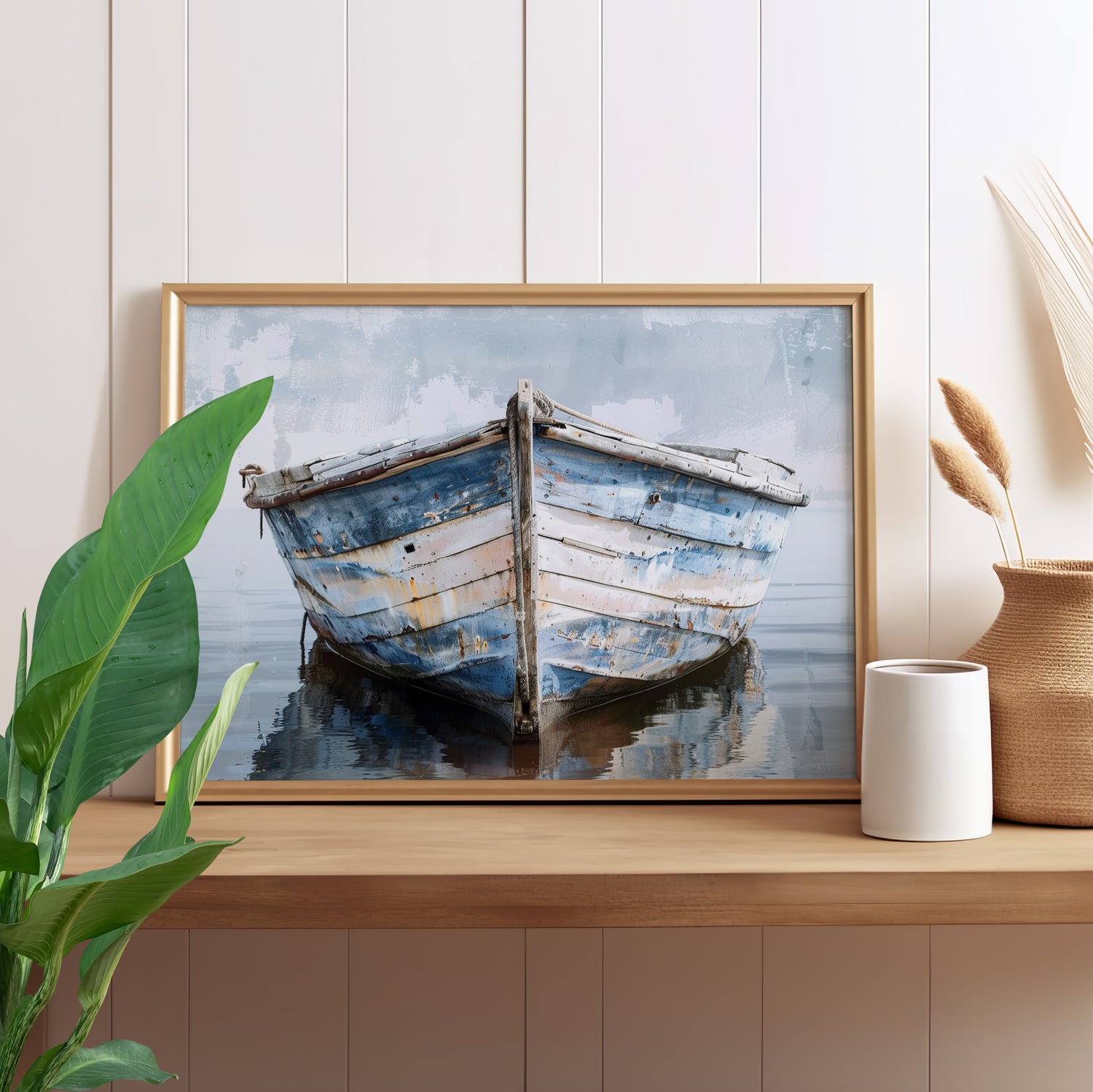 Weathered Harbor Boat