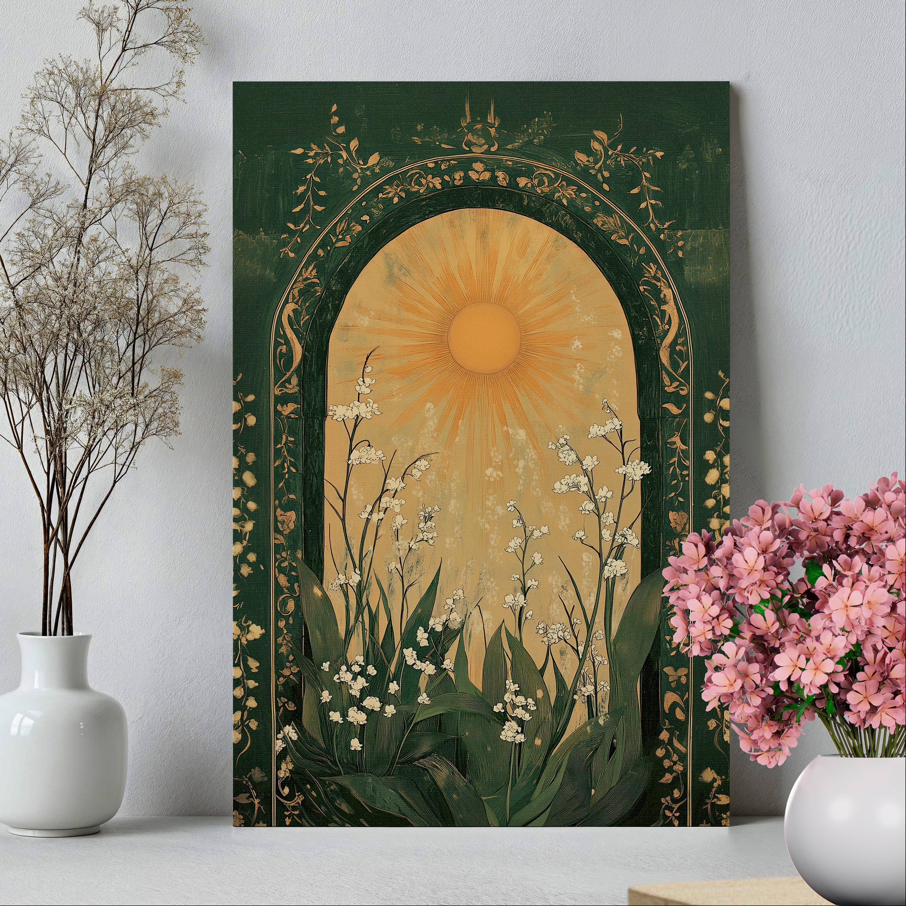 .75" Matte Canvas - Lily of the Valley Archway