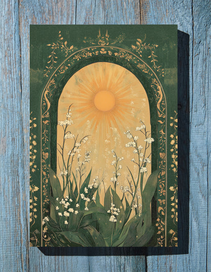 .75" Matte Canvas - Lily of the Valley Archway