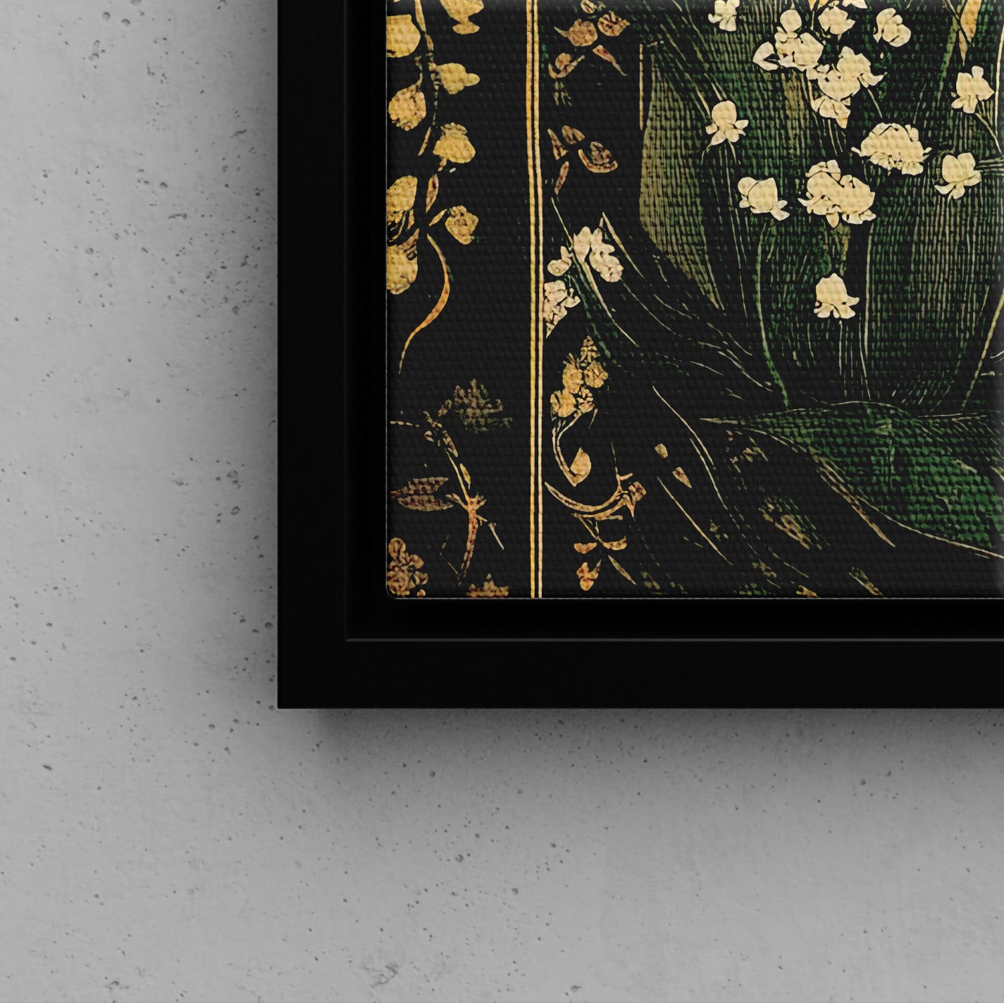 Framed Canvas - Lily of the Valley Archway