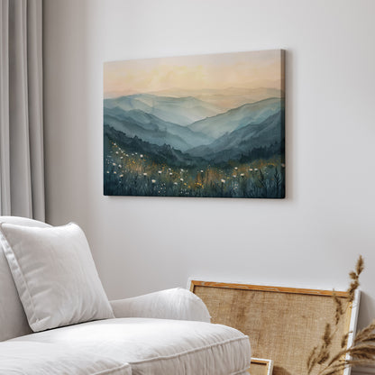 .75" Matte Canvas - Misty Blue Ridge Bloomscape