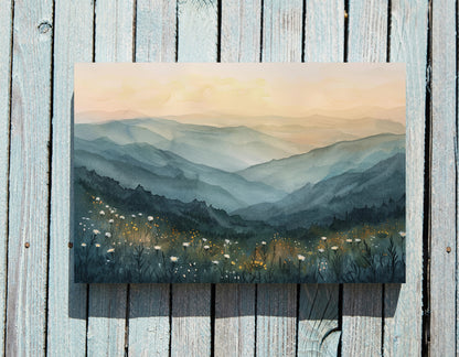 .75" Matte Canvas - Misty Blue Ridge Bloomscape