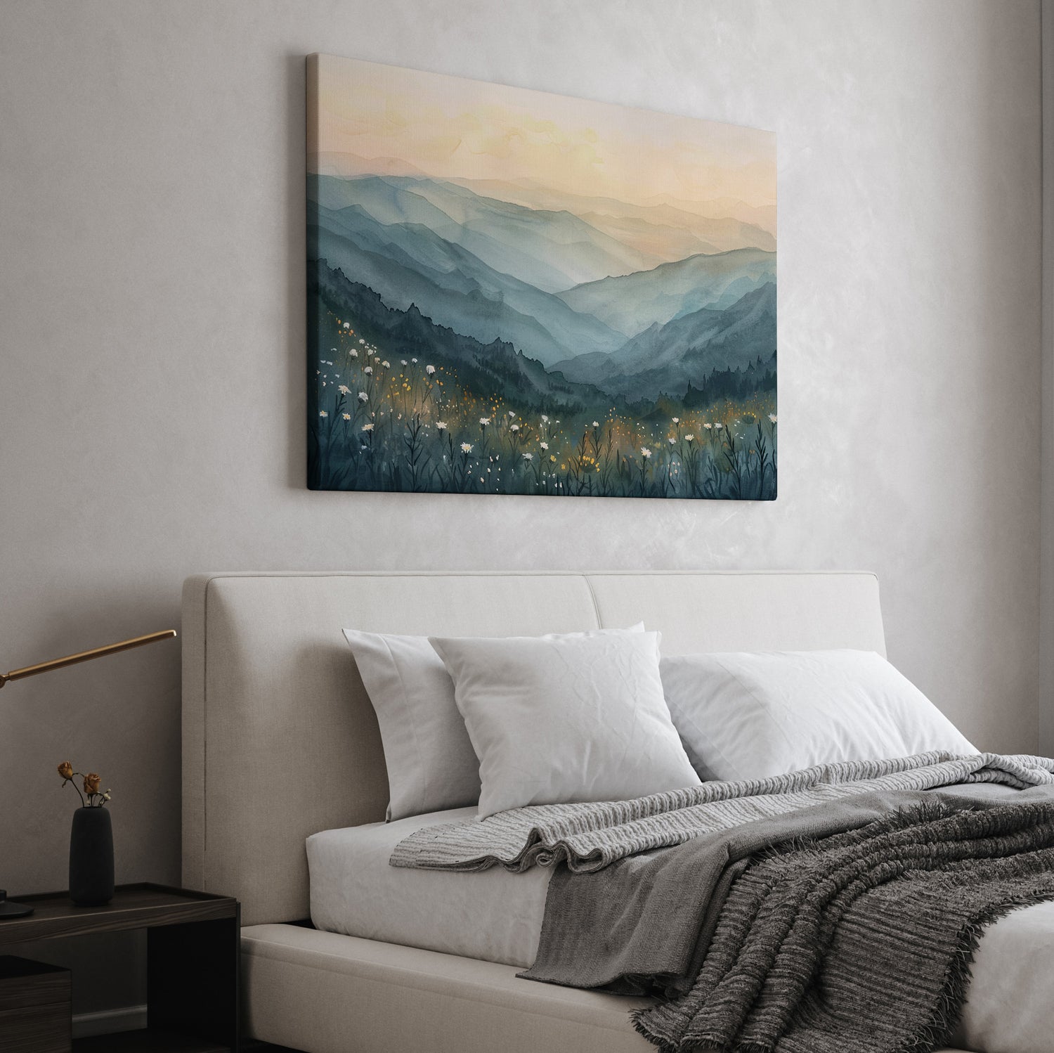 .75" Matte Canvas - Misty Blue Ridge Bloomscape