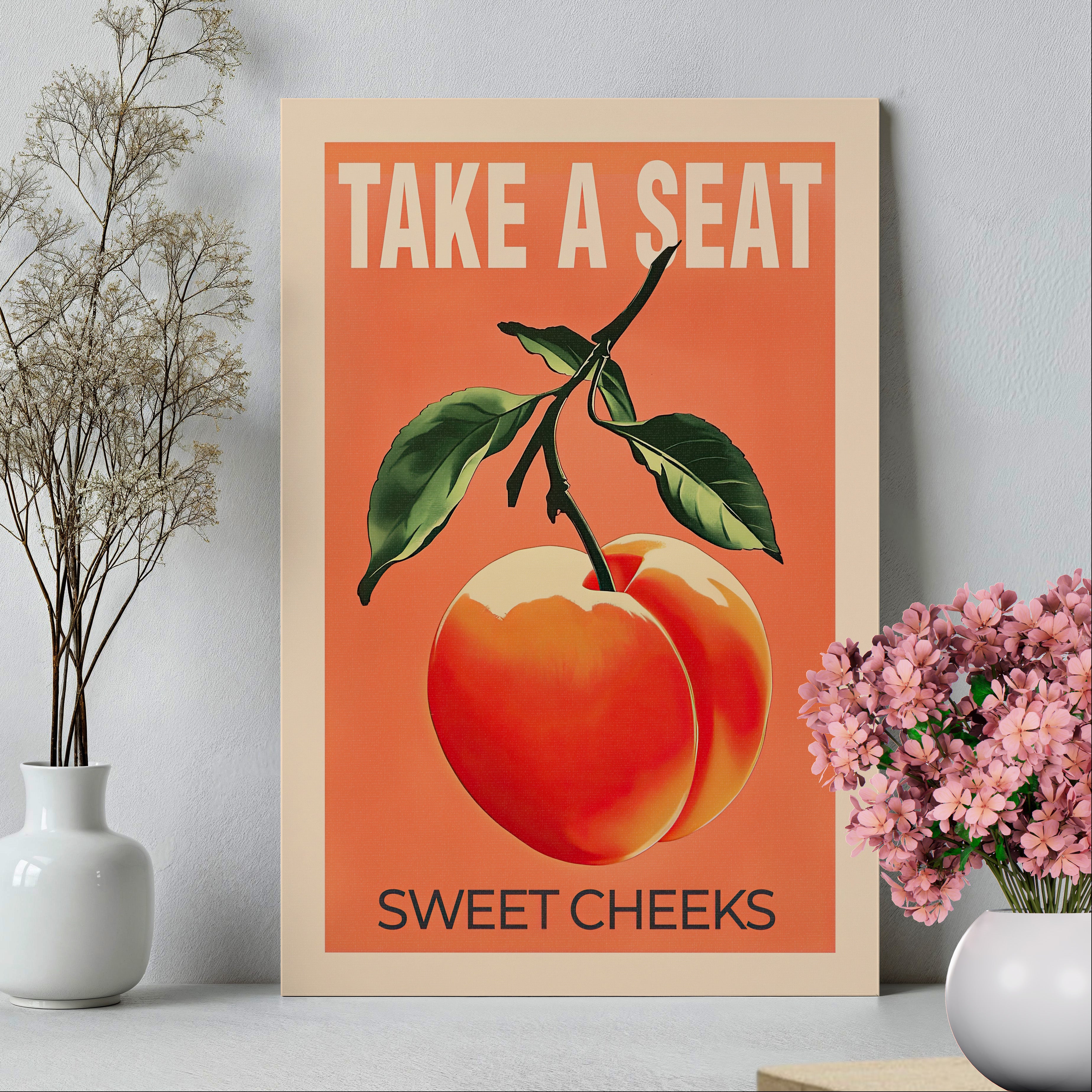 .75" Matte Canvas - Sweet Cheeks Peach