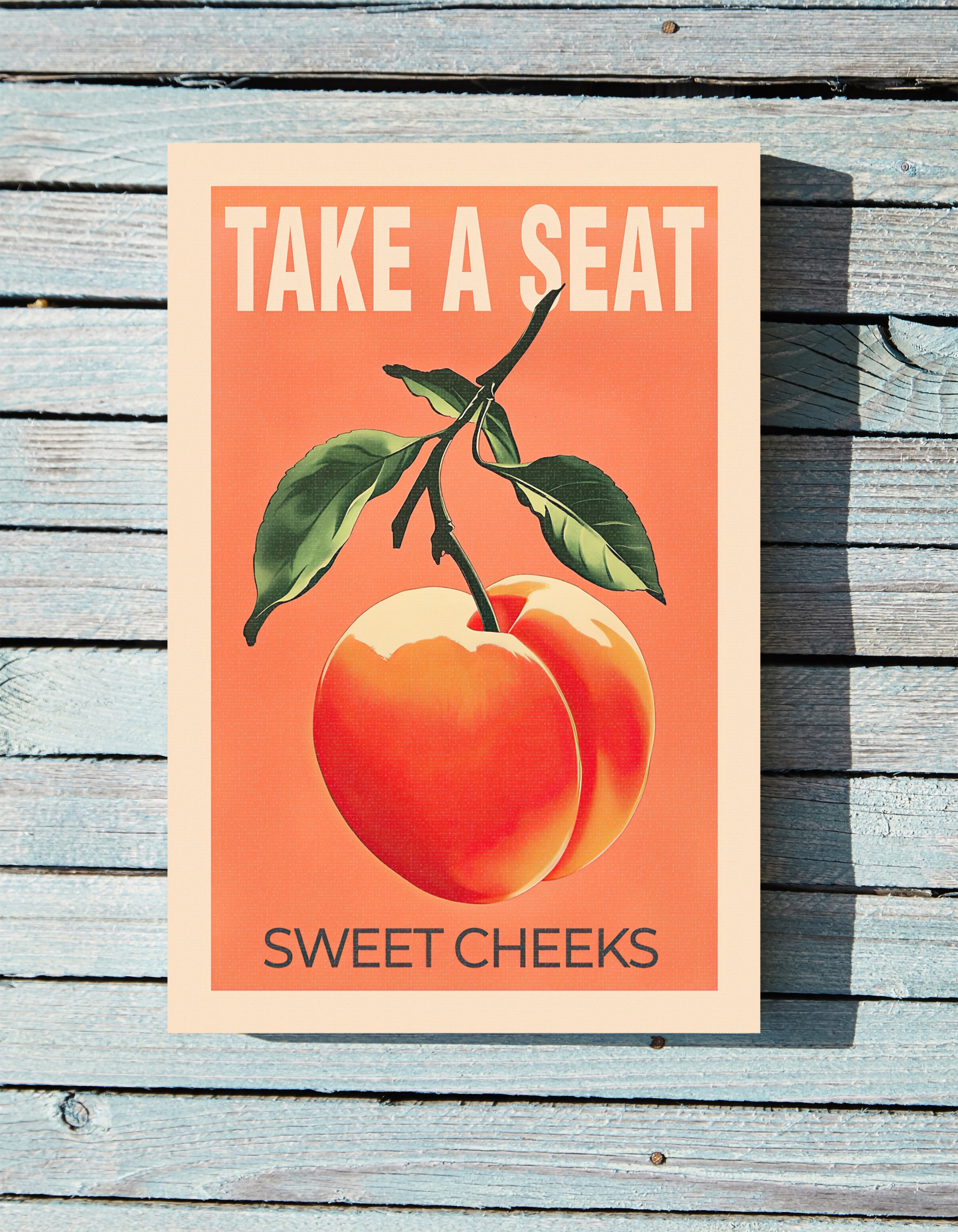 .75" Matte Canvas - Sweet Cheeks Peach