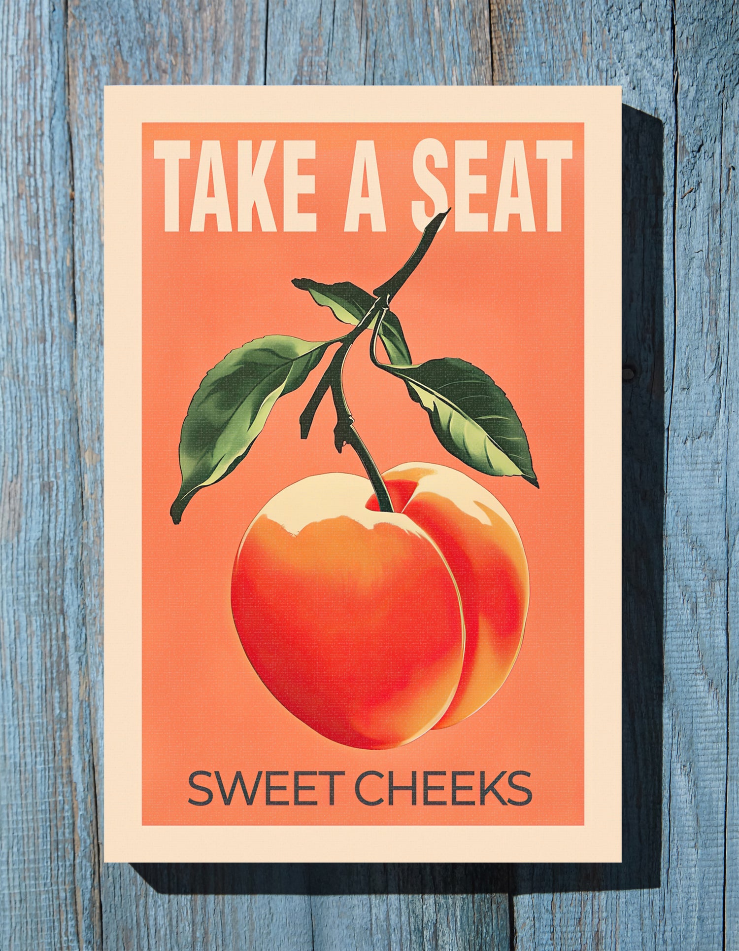 .75" Matte Canvas - Sweet Cheeks Peach