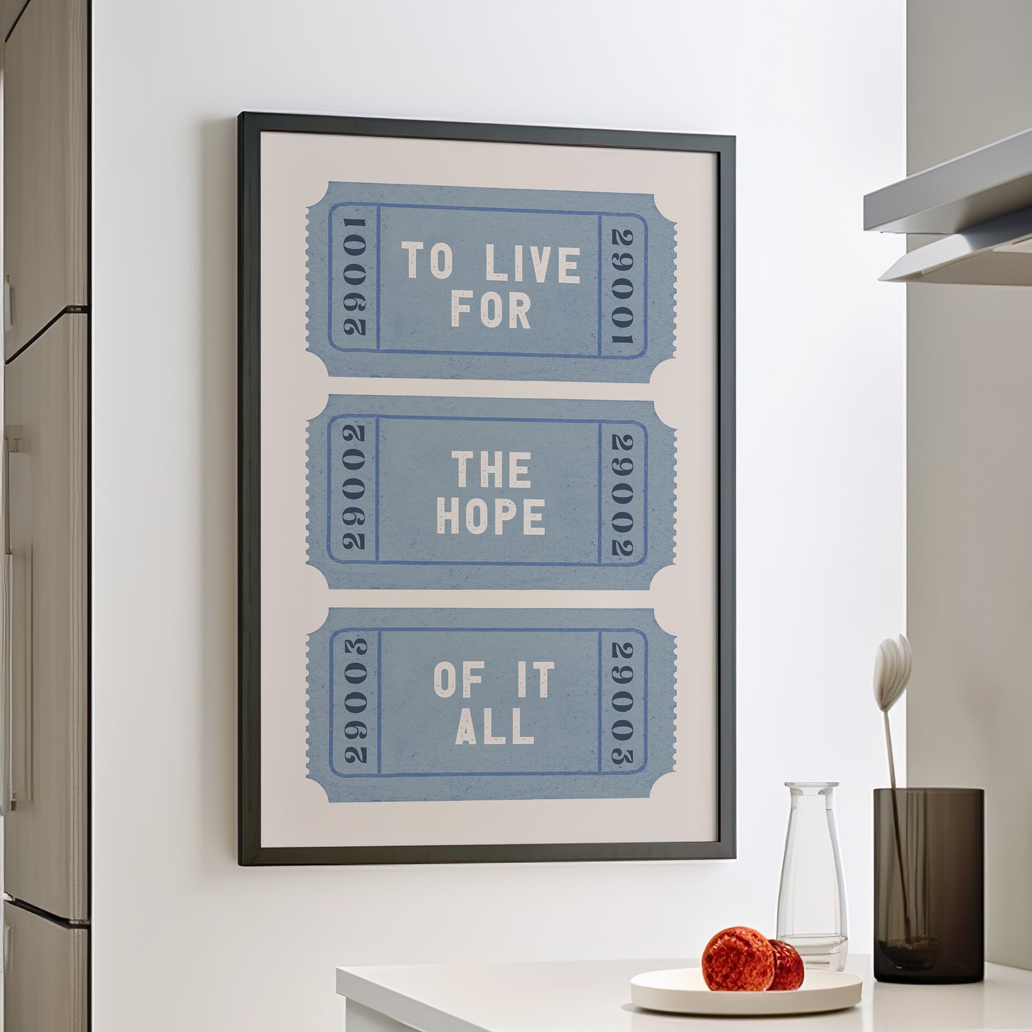 Framed Paper Print - The Hope Ticket Trilogy