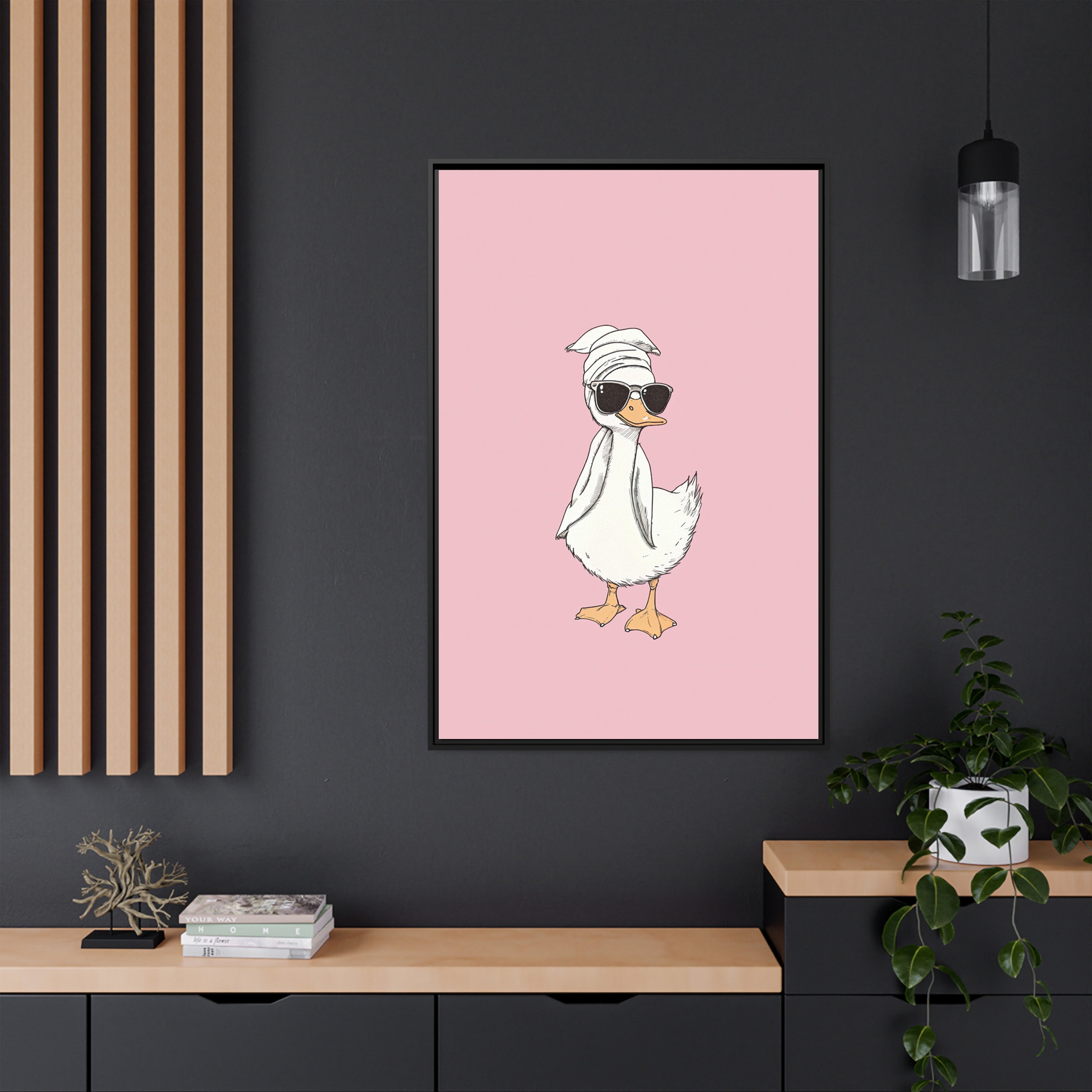 Framed Canvas - Sassy Duck Retreat