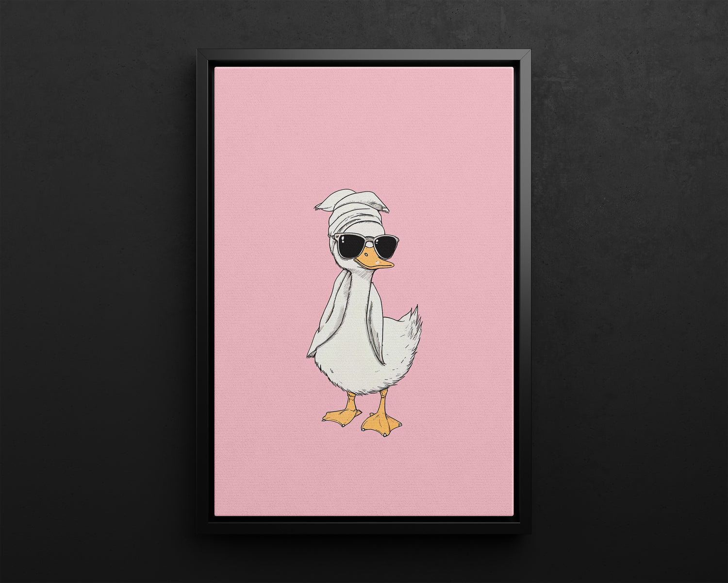 Framed Canvas - Sassy Duck Retreat