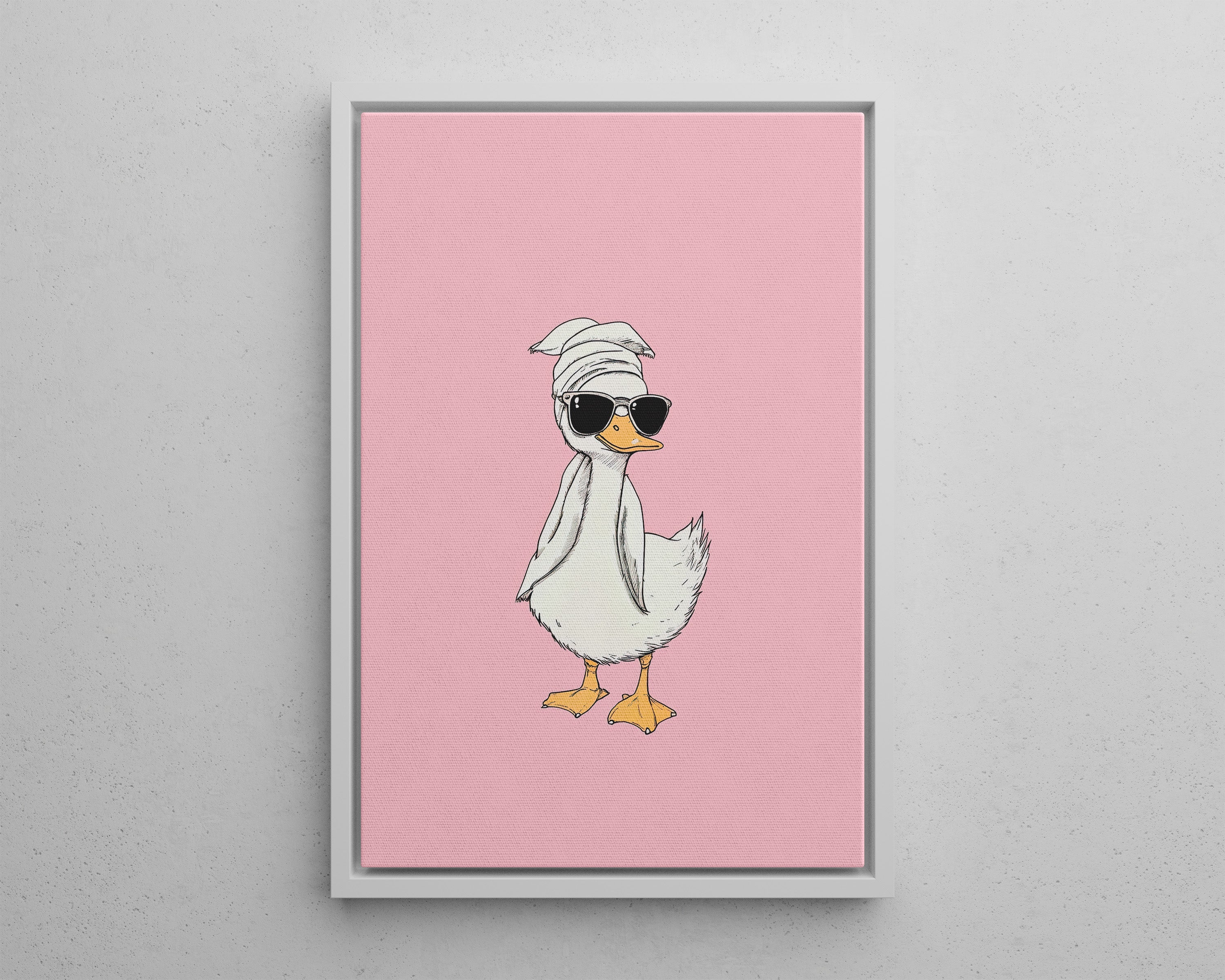 Framed Canvas - Sassy Duck Retreat